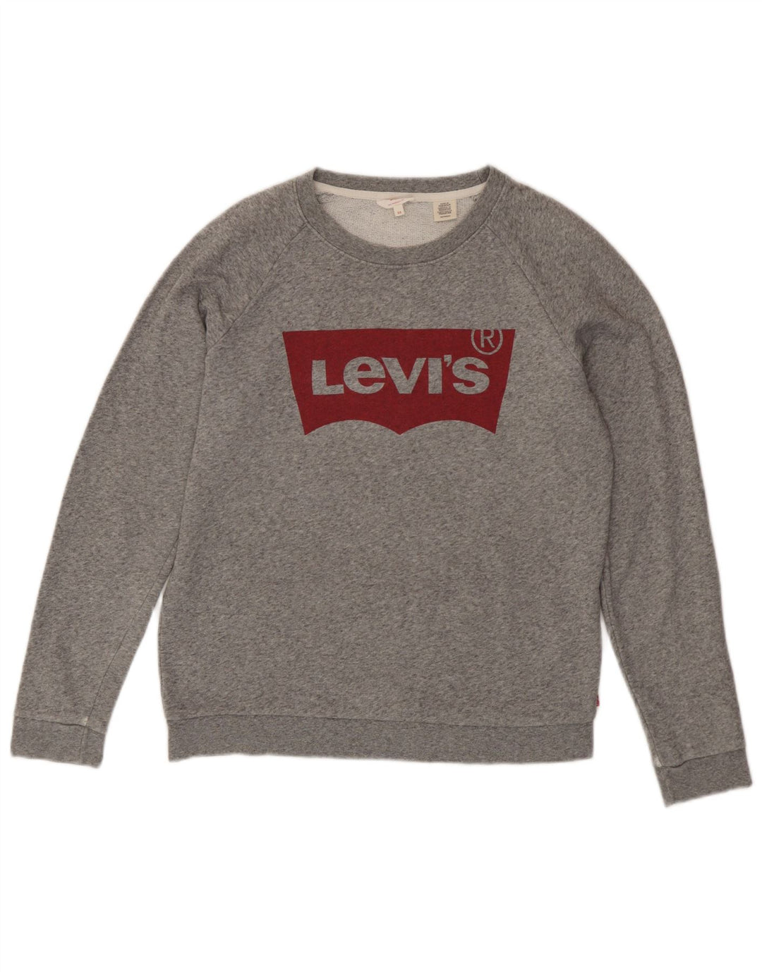 Женский джемпер оверсайз с рисунком Levi's UK 6 XS Серый в крапинку