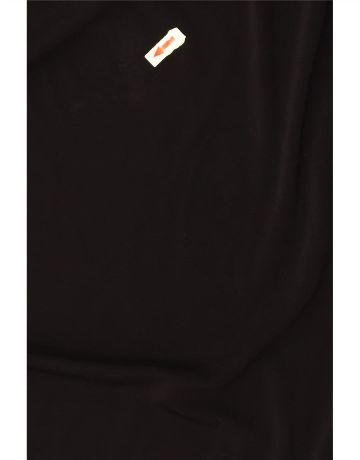 Женское платье-туника DKNY «летучая мышь», Великобритания 16, большой размер, черная вискоза