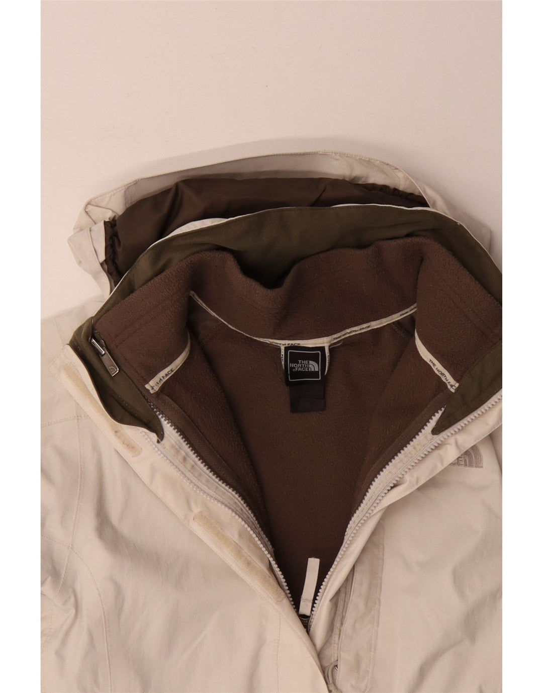 Женская ветровка The North Face UK 14, средний цвет, белый полиэстер