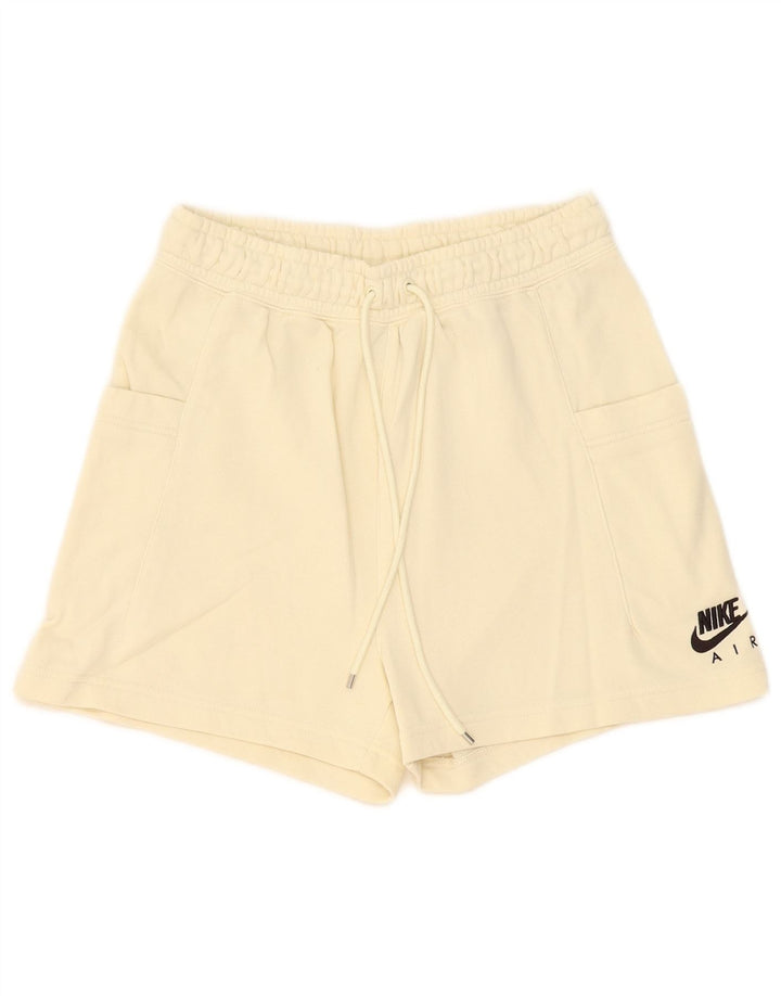 Женские спортивные шорты Nike UK 8, маленькие, бежевые, хлопок
