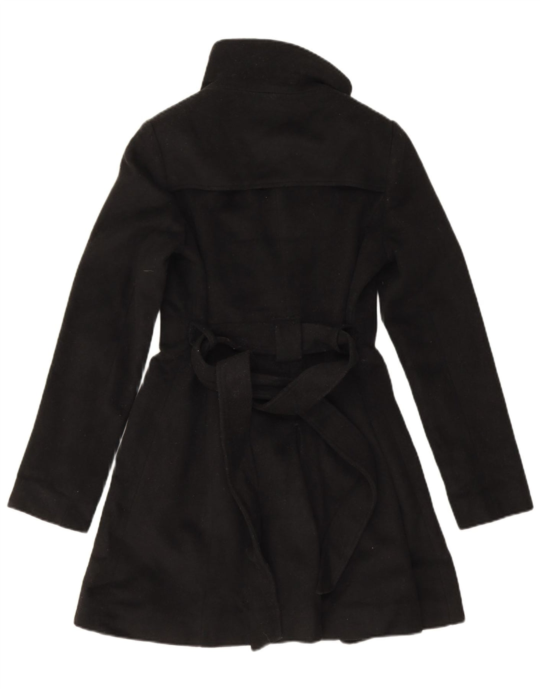 Женское пальто оверсайз Dkny US 2 XS, черная шерсть