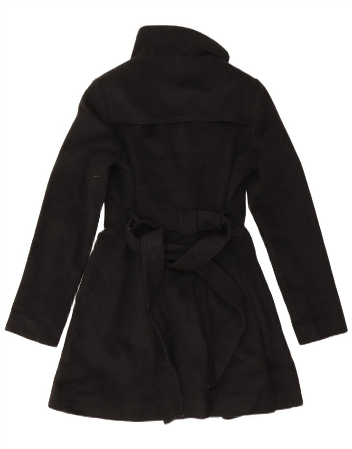 Женское пальто оверсайз Dkny US 2 XS, черная шерсть