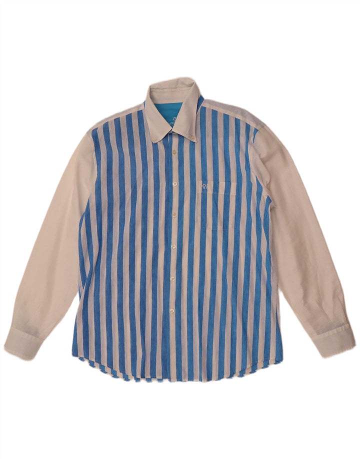 Мужская рубашка Caporiccio XL в синюю полоску