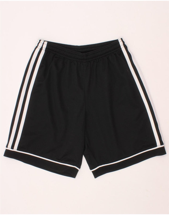 ADIDAS Boys Climalite Sport Shorts 11-12 Years  Black Polyester Vintage Adidas and Second-Hand Adidas from Messina Hembry 
