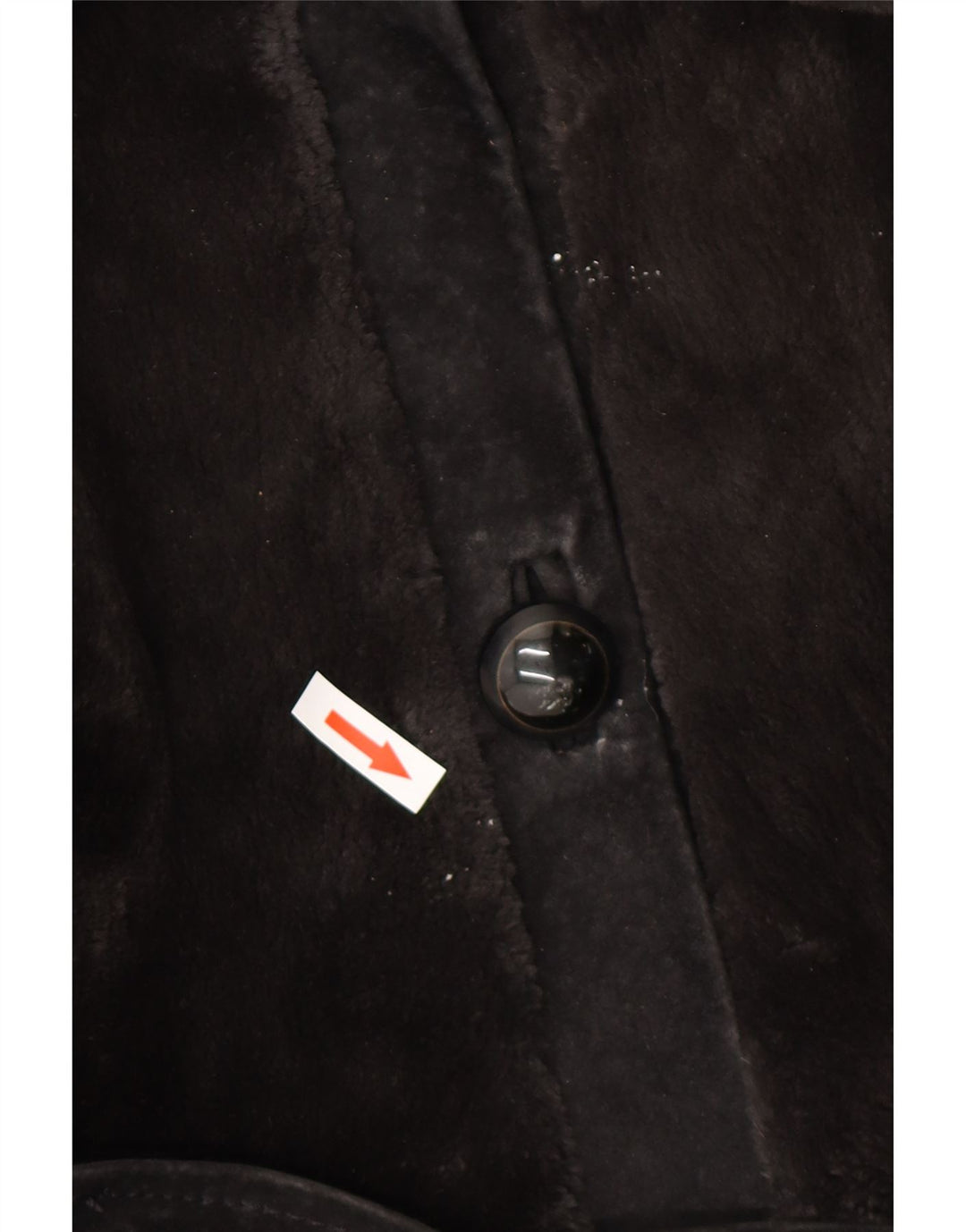 Винтажная женская замшевая куртка из искусственного меха UK 12, средний коричневый цвет