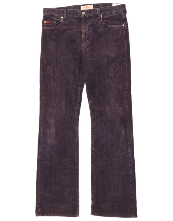 Мужские вельветовые брюки Lee Cooper Bootcut W34 L33, темно-синий, хлопок