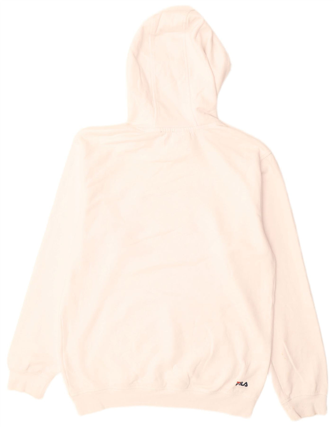 Fila Мужской джемпер с капюшоном с рисунком, средний белый
