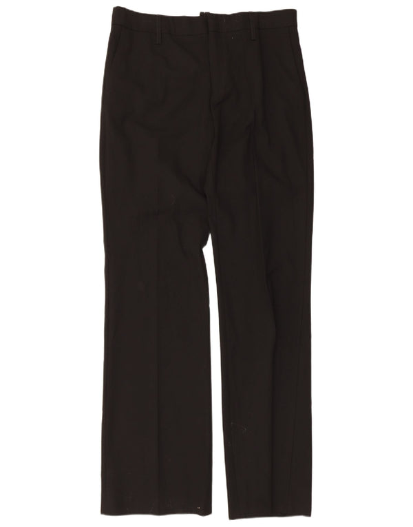 Женские прямые брюки чинос Zara EU 40 Medium W30 L34, черный полиэстер