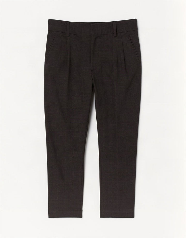 Женские укороченные брюки Zara Medium W28 L26 Серые в клетку