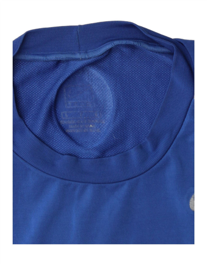 NIKE Womens Vest Top UK 14 Large Blue