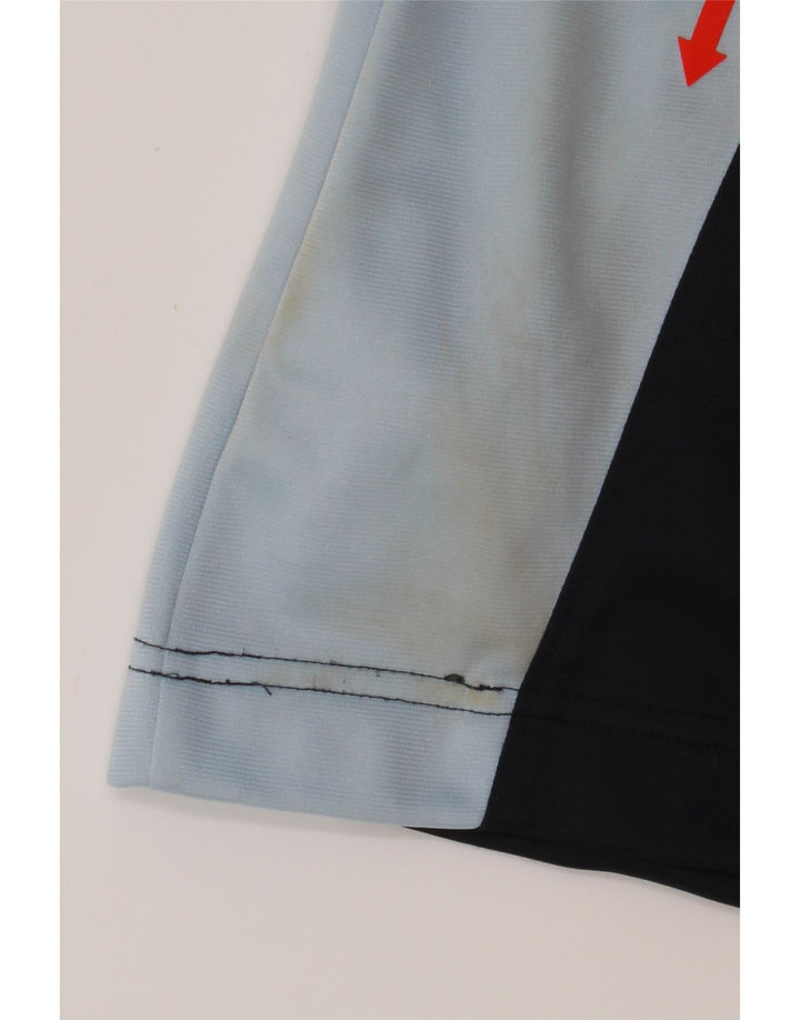 LOTTO Mens Tracksuit Top Jacket Medium Navy Blue Colourblock Polyester Vintage Lotto and Second-Hand Lotto from Messina Hembry 