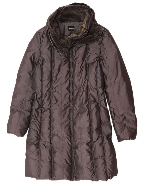 Женское стеганое пальто с капюшоном Penny Black UK 12, средний серый