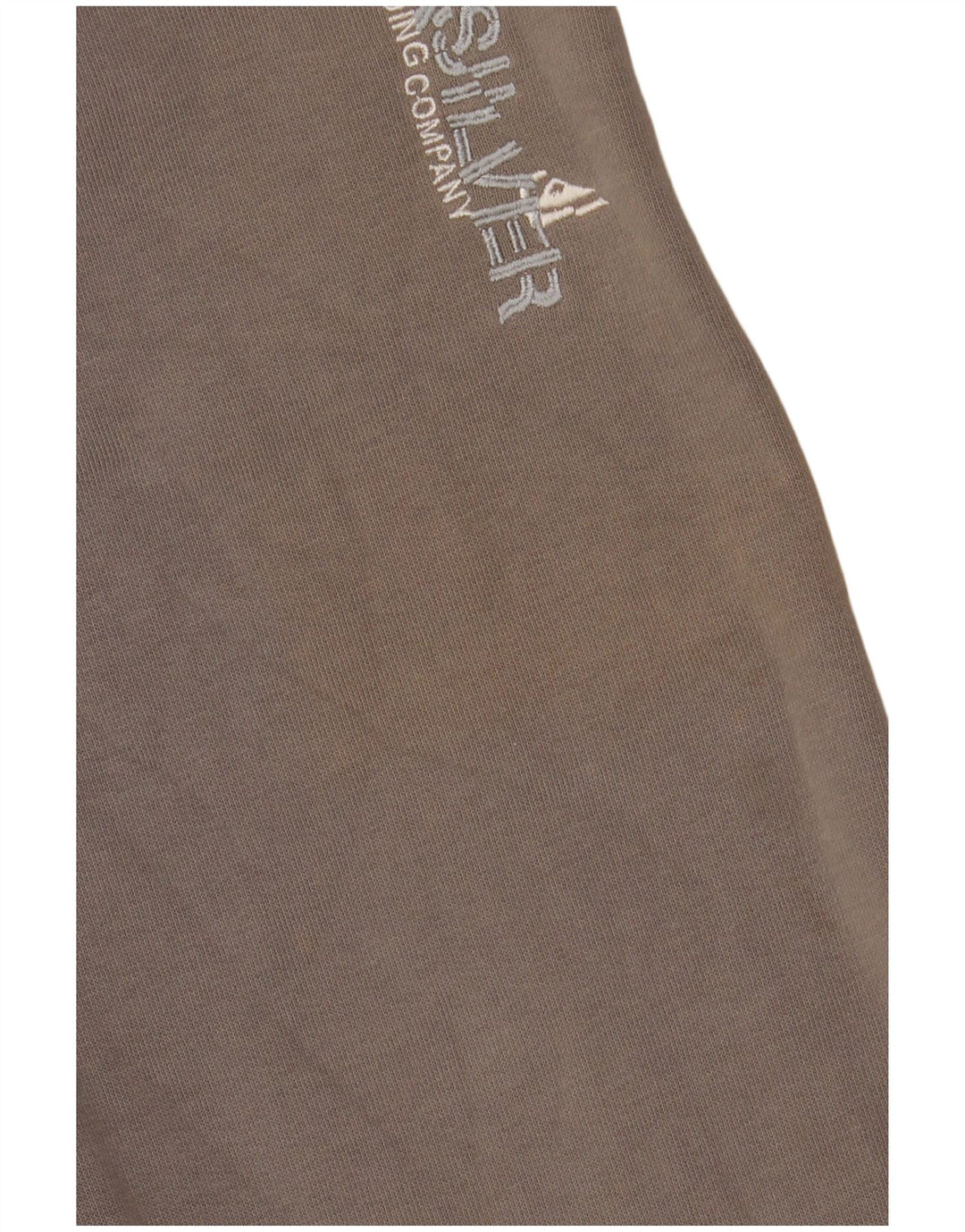 QUIKSILVER Женский свитер с капюшоном на молнии с графическим рисунком UK 14, большой серый хлопок