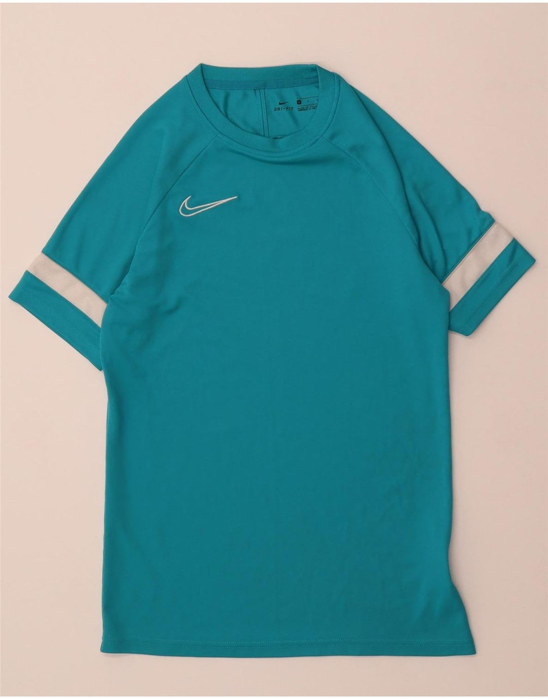NIKE Mens Dri Fit T-Shirt Top Small Blue Polyester