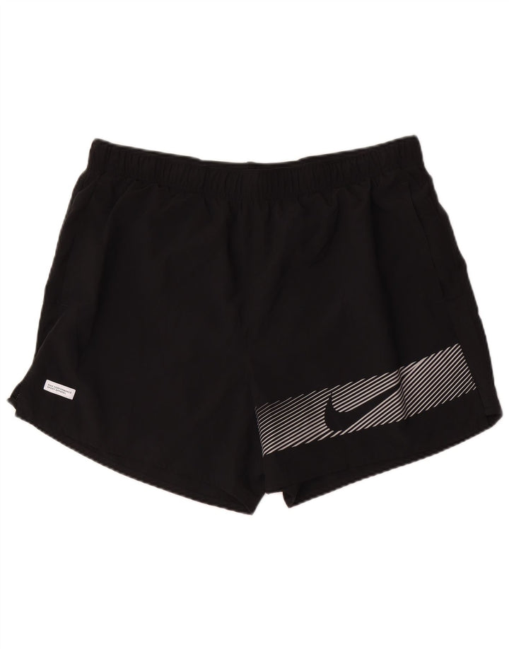 Мужские спортивные шорты Nike Dri Fit с графическим принтом, XL, черные, полиэстер