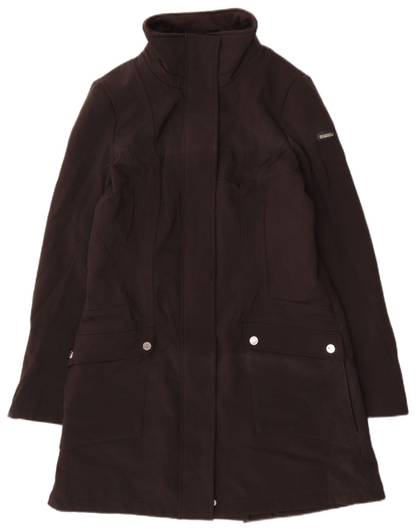 Женский плащ Calvin Klein UK 10, маленький, черный, полиэстер