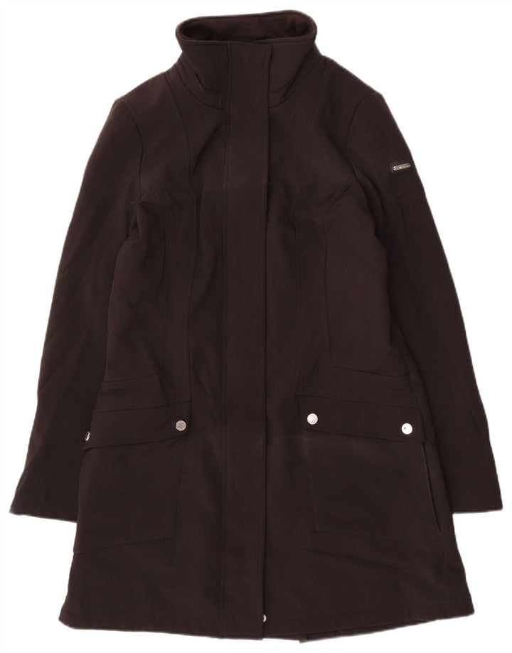 Женский плащ Calvin Klein UK 10, маленький, черный, полиэстер