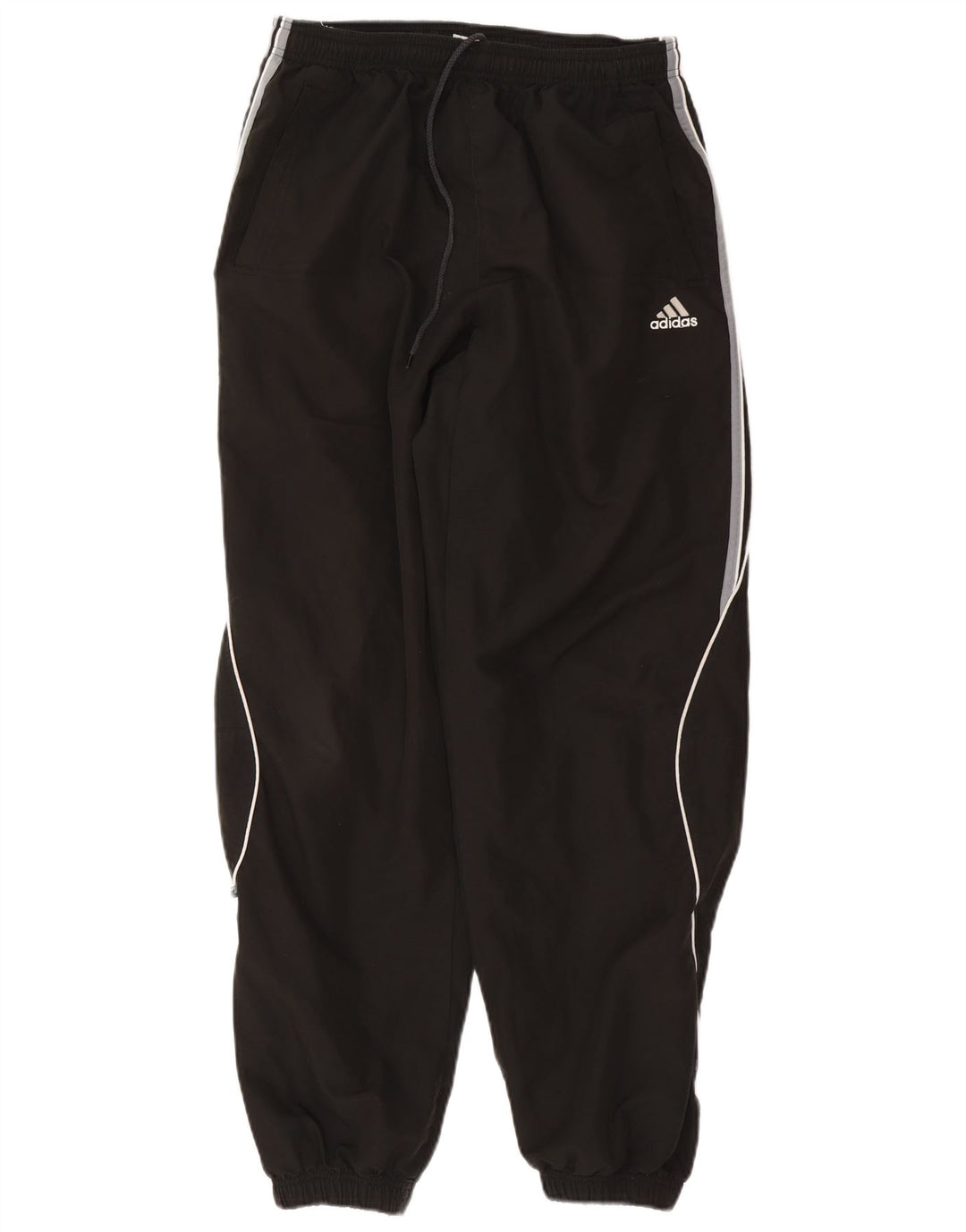 ADIDAS Mens Tracksuit Trousers Joggers UK 36 Small  Black