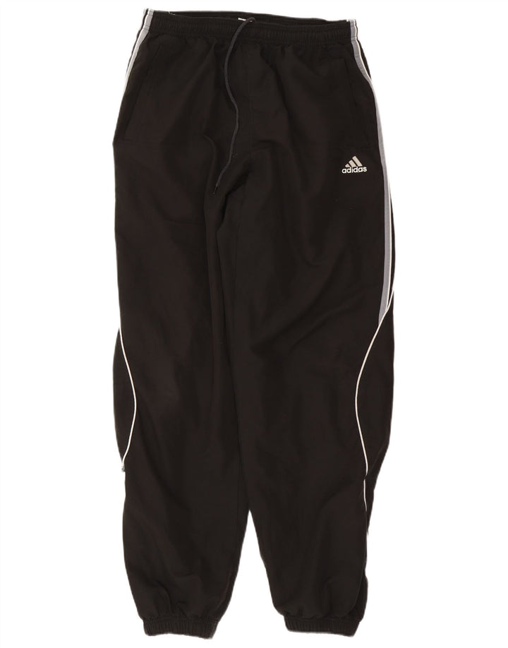 ADIDAS Mens Tracksuit Trousers Joggers UK 36 Small  Black