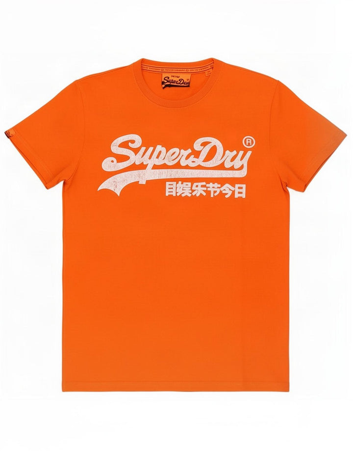 Мужская футболка с рисунком Superdry, средний оранжевый