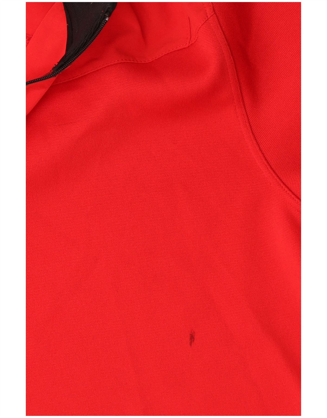 Мужской топ Nike Dri Fit с воротником на молнии и длинными рукавами, маленький красный полиэстер