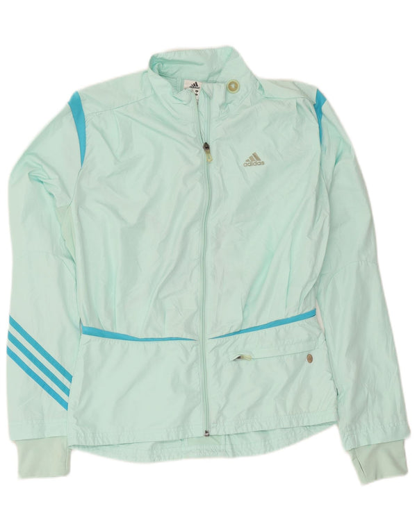 Adidas Женский спортивный костюм Top Jacket UK 12 Средний зеленый полиэстер Спортивный
