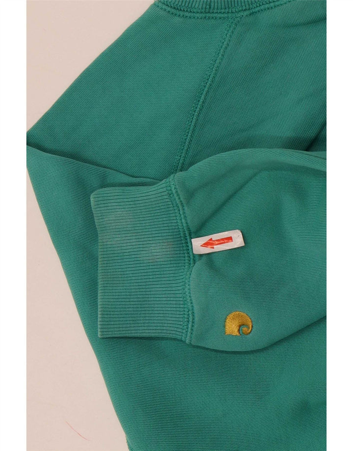 Женский джемпер оверсайз Carhartt UK 10, маленький зеленый хлопок