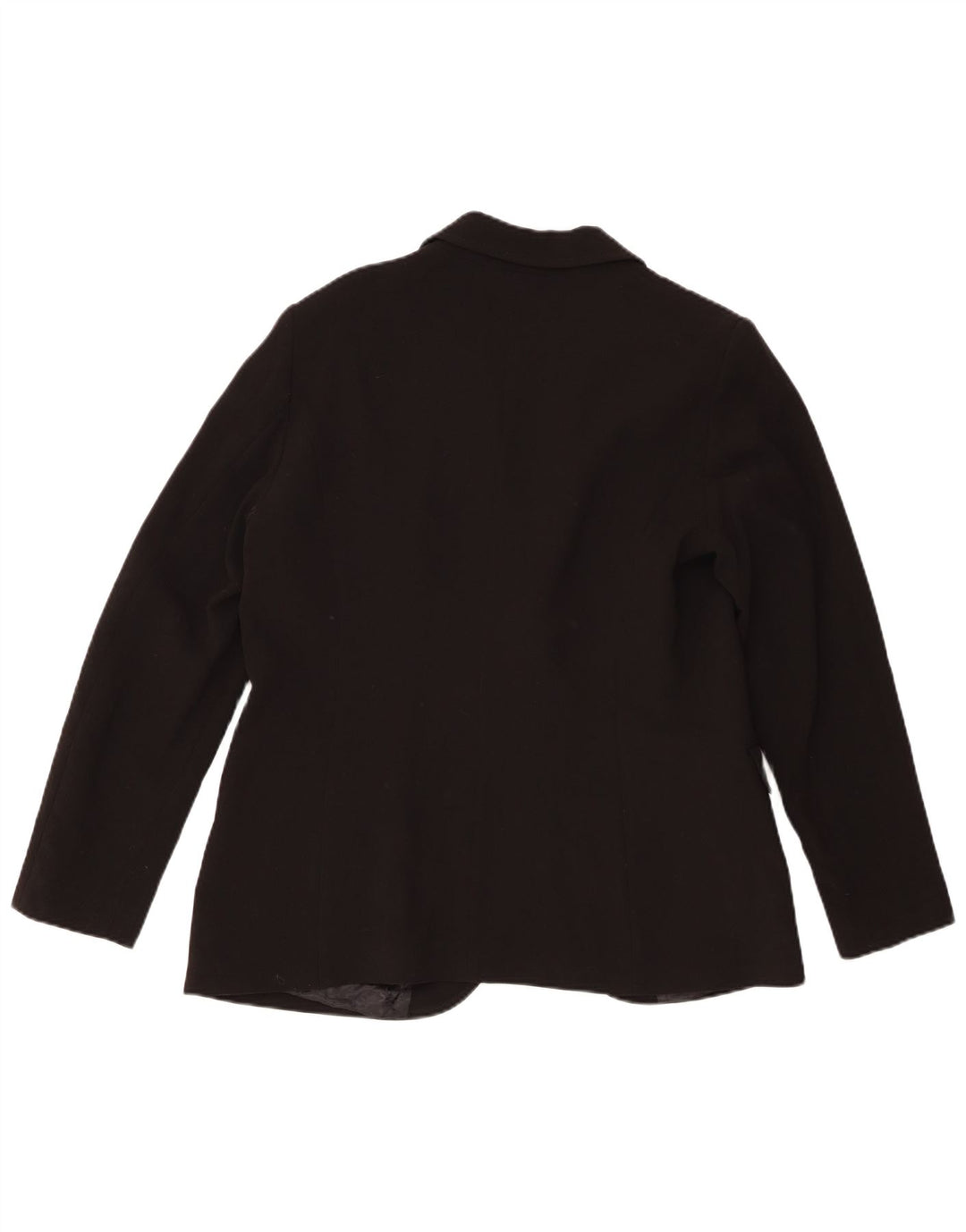 Женский пиджак на 1 пуговице Benetton UK 16, большой черный полиэстер