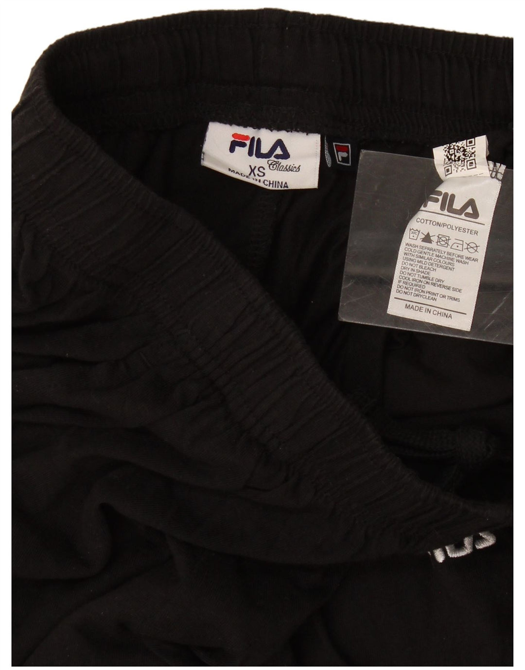 Мужские спортивные брюки Fila XS, черный хлопок