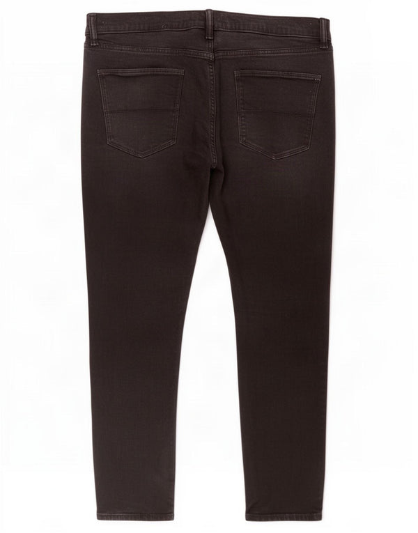 Мужские джинсы скинни Marks & Spencer W36 L29, черный хлопок