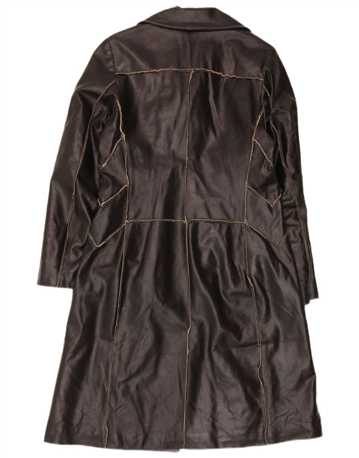 Женский кожаный плащ Conbipel IT 42 Medium Black