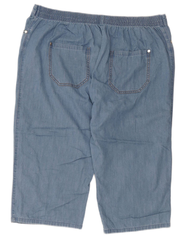 Женские шорты-бермуды Marks & Spencer UK 18 XL W36 Синие, хлопок