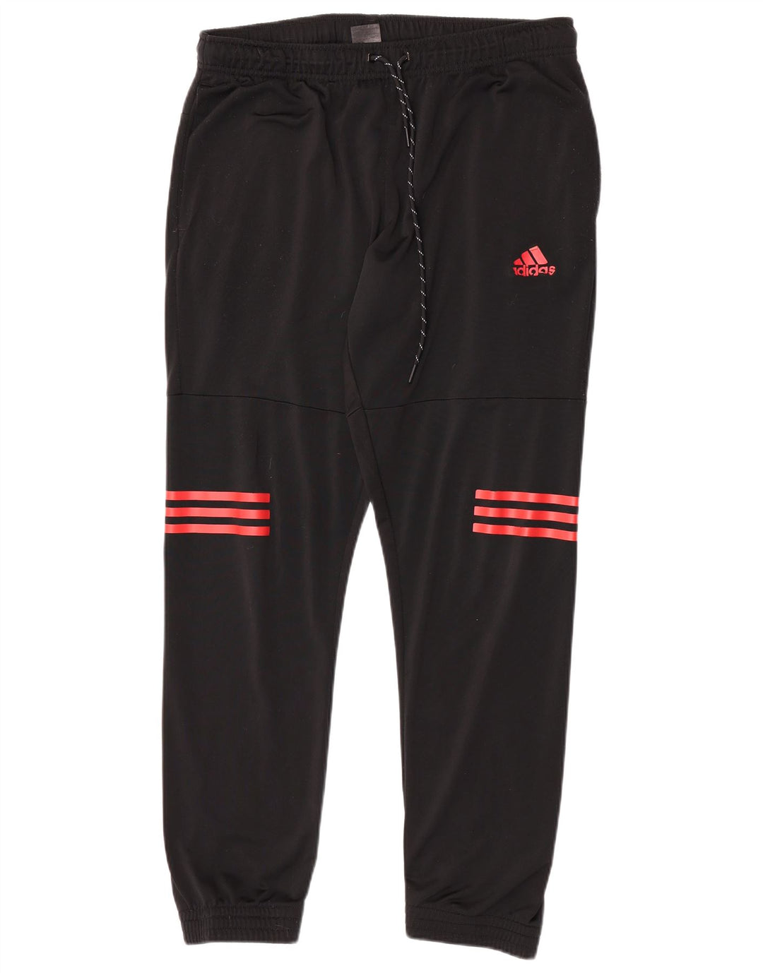 Мужские спортивные брюки Adidas для бега, средний черный полиэстер