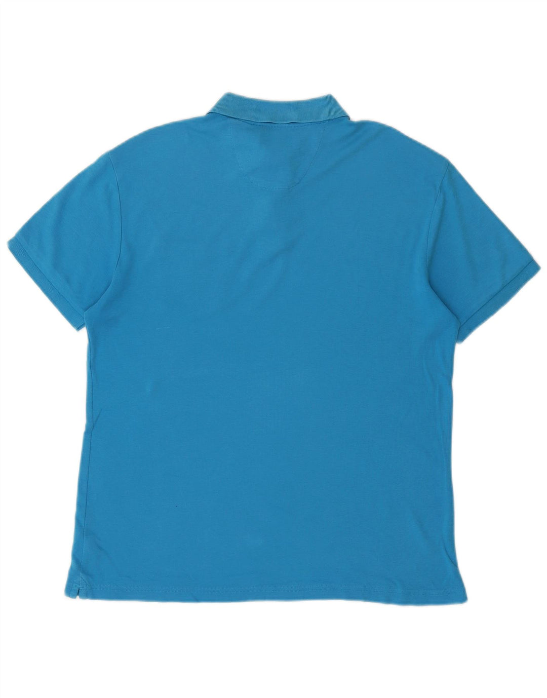 Мужская рубашка-поло CHAPS на заказ, средний синий хлопок, хлопок