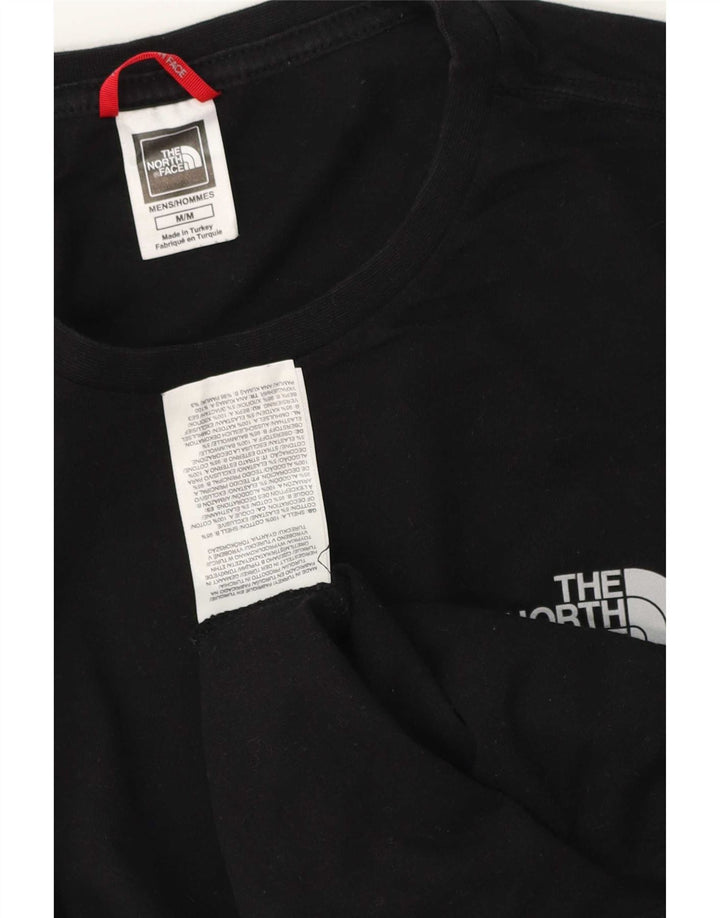 Мужская футболка The North Face из хлопка среднего размера, черная