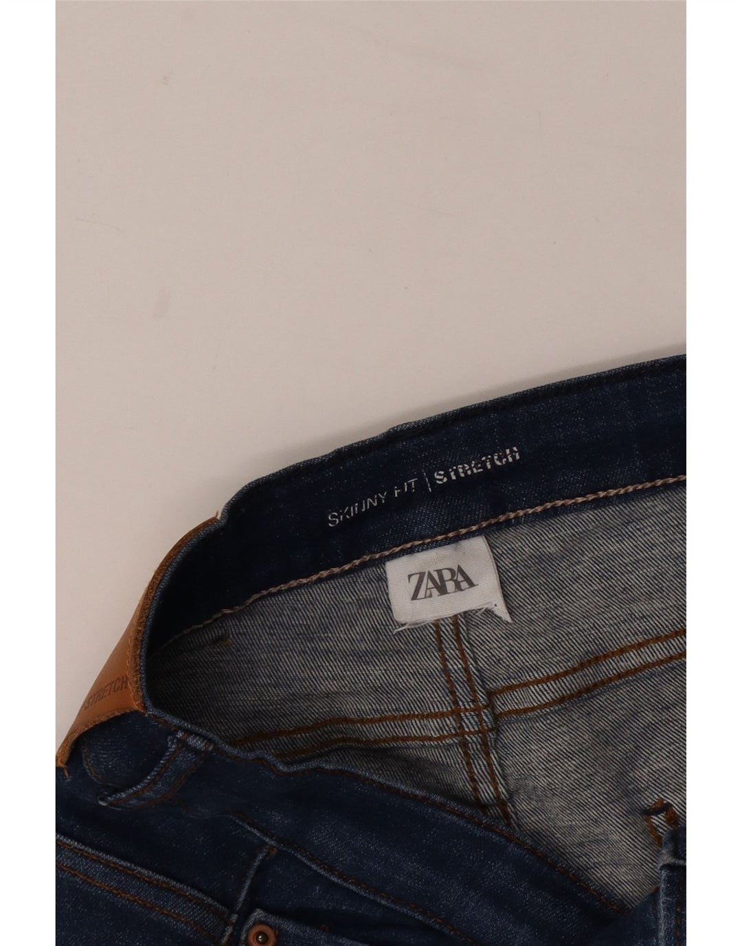 Женские джинсы скинни Zara W28 L26 синие