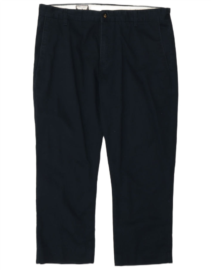 Мужские прямые брюки-чиносы Volcom W36 L26 темно-синие