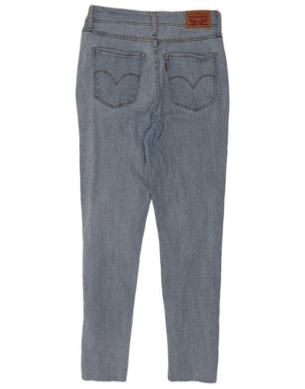 Женские джинсы скинни Levi's 721 с высокой посадкой W28 L28, синие, хлопок