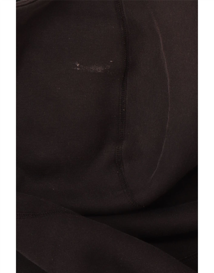 Мужской свитер с капюшоном на молнии Nike среднего размера, черный, хлопок