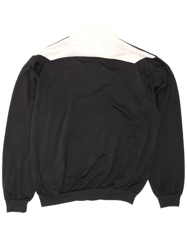 Мужская спортивная куртка ADIDAS UK 52/54 2XL, черный полиэстер с цветными блоками