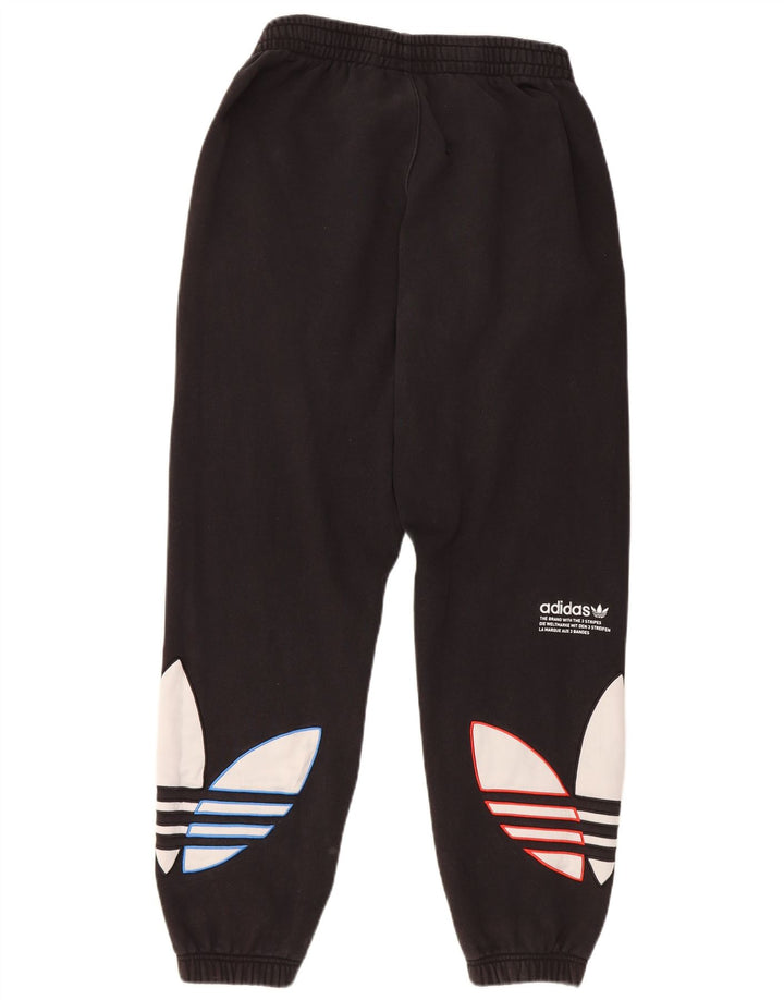 Мужские спортивные брюки Adidas с графическим принтом, джоггеры, средний черный, хлопок