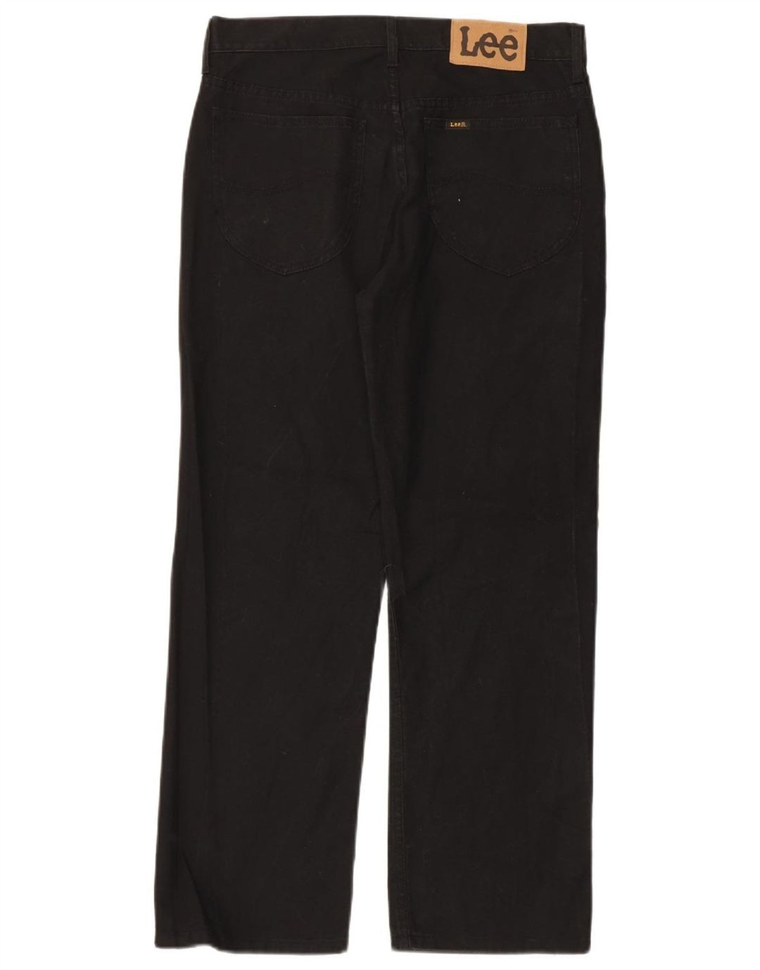 Мужские прямые джинсы Lee W33 L28, черный хлопок