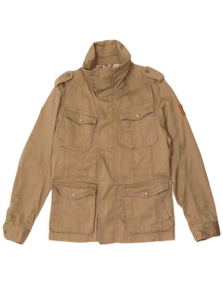 Мужская куртка Diesel UK 40, большая, бежевая, хлопок