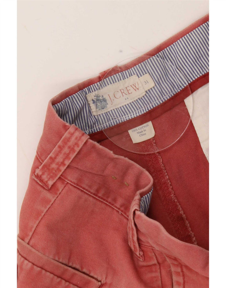 Мужские шорты чинос J. Crew, средние W31, красные хлопковые