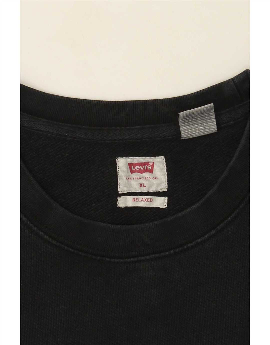 Мужской джемпер свободного кроя Levi's XL, черный