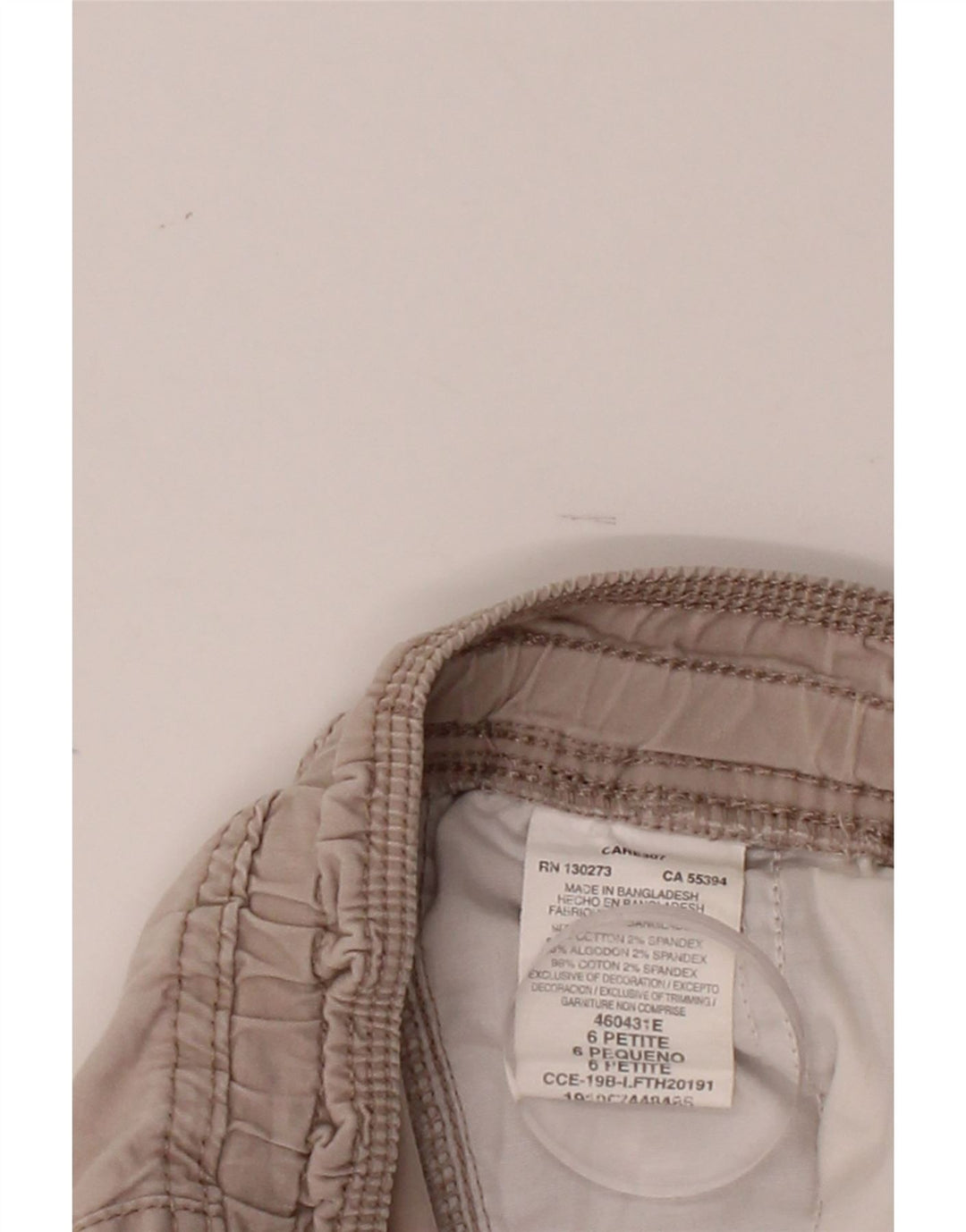 LEE Womens Petites Mid Rise Casual Shorts US 6 Medium W28 Beige Vintage Lee and Second-Hand Lee from Messina Hembry 