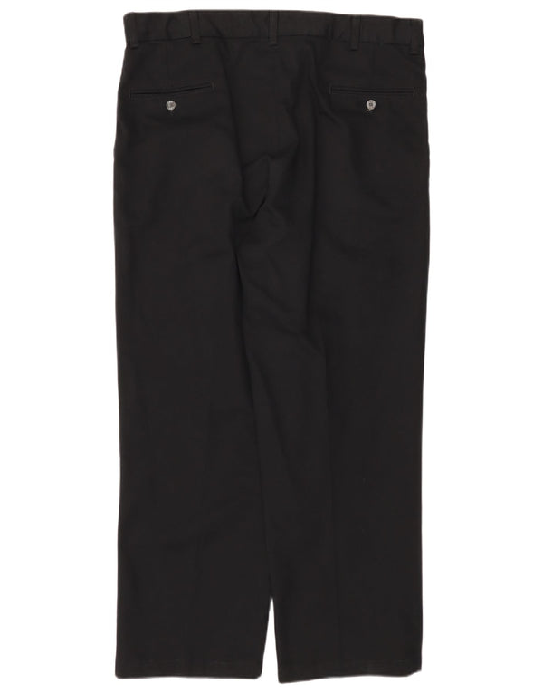 Lee Mens Khakis Pegged Chino Trousers W40 L30 Black Cotton