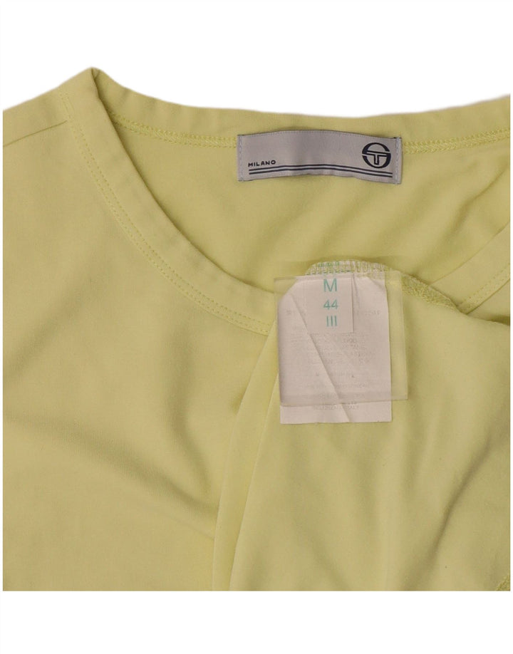 Женский топ с длинным рукавом Sergio Tacchini IT 44, средний зеленый хлопок