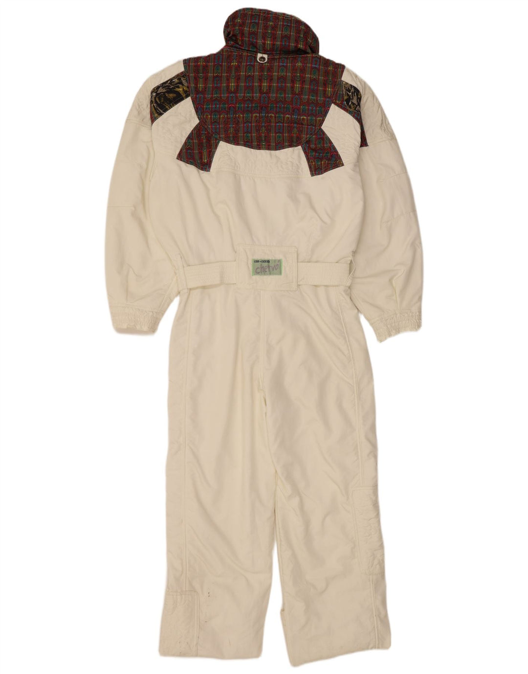 Горнолыжный комбинезон женский CHERVO IT 42 Средний Белый в клетку Полиамид