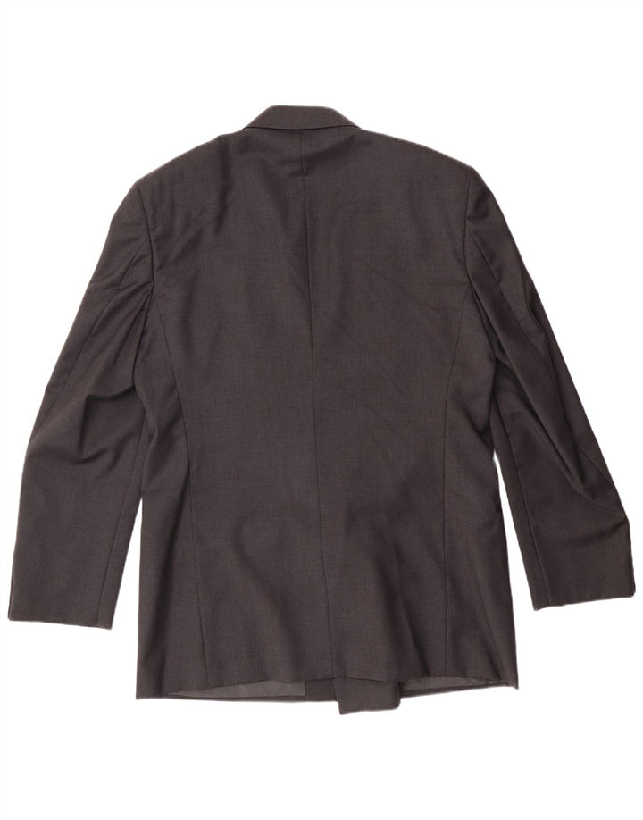 VALENTINO Мужской двубортный костюм-двойка IT 50 Большой W34 L30 Серый